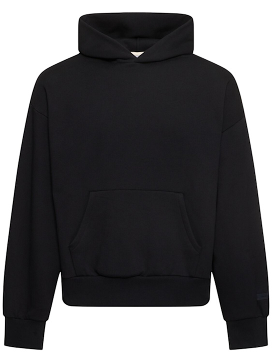Fear of God ESSENTIALS: Classic fit logo cotton blend hoodie - men_0 | Luisa Via Roma