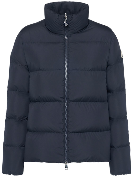 Moncler: Mauzun tech down jacket - Navy - women_0 | Luisa Via Roma