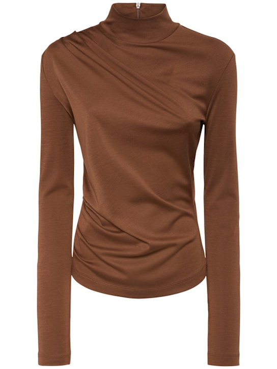 Max Mara: Orme wool turtleneck sweater - women_0 | Luisa Via Roma