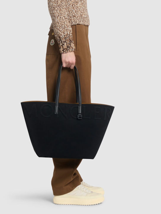 Moncler: Small Very rubbered nylon tote bag - women_1 | Luisa Via Roma