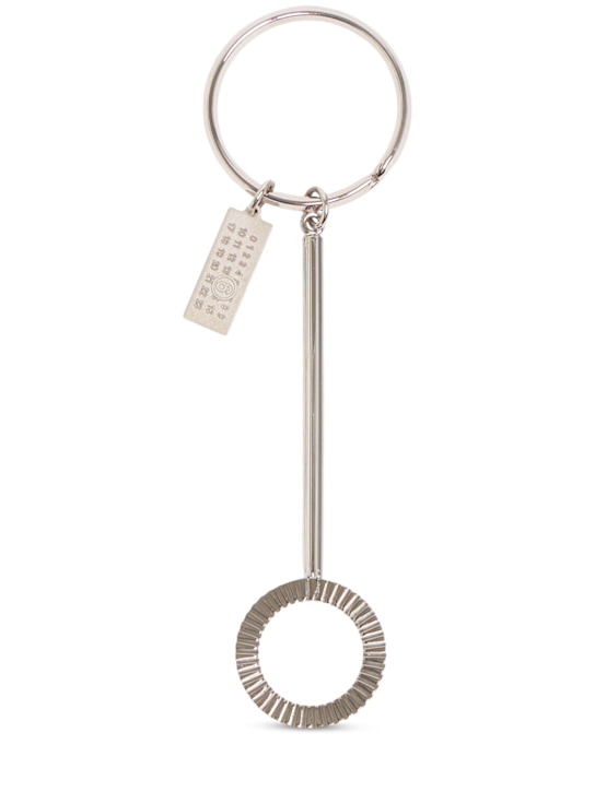 MM6 Maison Margiela: Key ring - men_0 | Luisa Via Roma