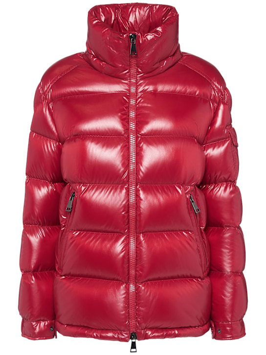 Moncler: Maire nylon down jacket - Red - women_0 | Luisa Via Roma