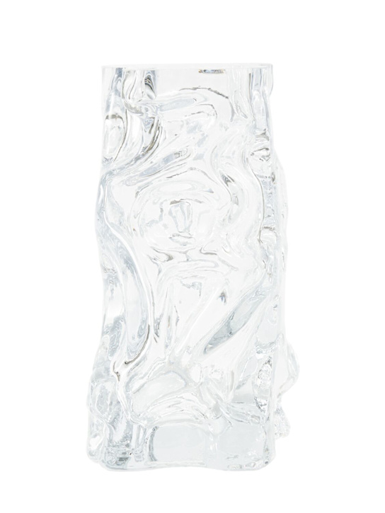 Polspotten: Clear Ice glass vase - Transparent - ecraft_1 | Luisa Via Roma