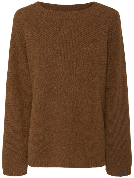 Max Mara: Laser knit sweater - women_0 | Luisa Via Roma