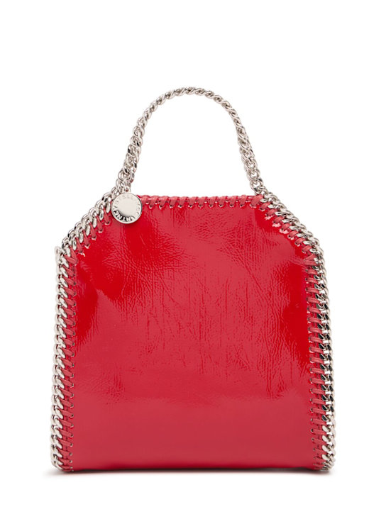 Stella McCartney: Tiny Falabella shiny tote bag - women_0 | Luisa Via Roma