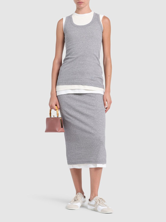 Jil Sander: 3 Layers jersey tank top - women_1 | Luisa Via Roma