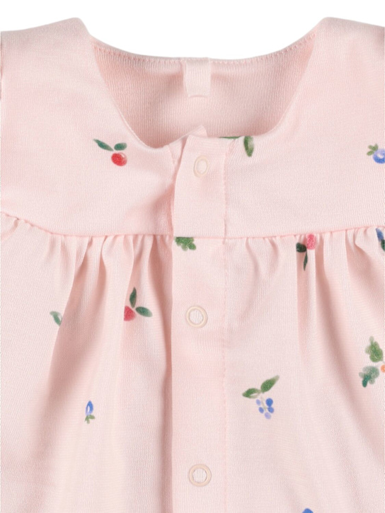 Petit Bateau: Camicia in cotone stampato con culotte - kids-girls_1 | Luisa Via Roma