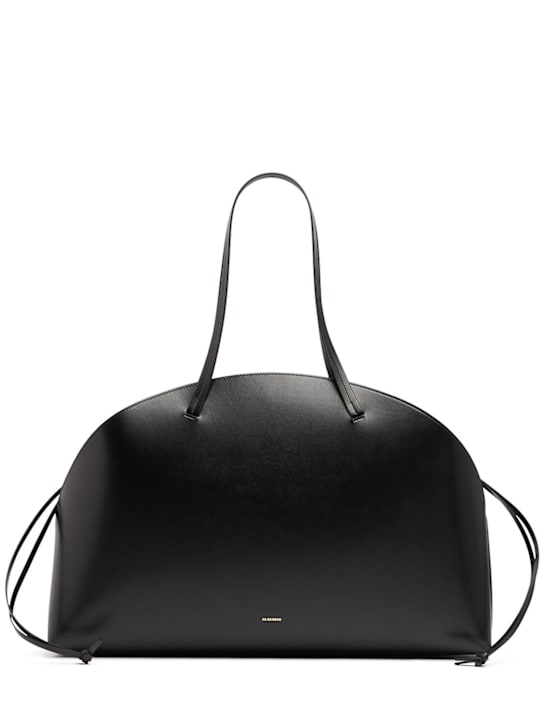 Jil Sander: Large Curve palmellato leather bag - women_0 | Luisa Via Roma