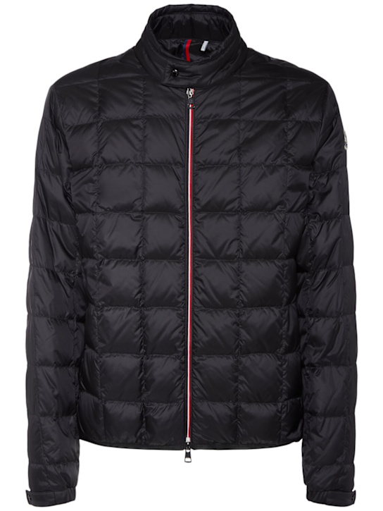 Moncler: Lelaches nylon down jacket - Black - men_0 | Luisa Via Roma