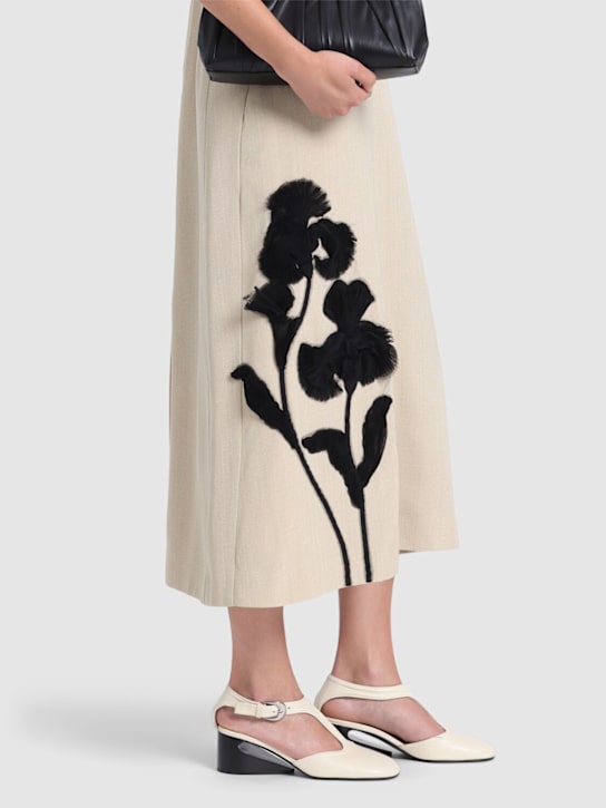 Jil Sander: 55mm Leather Mary Jane pumps - women_1 | Luisa Via Roma