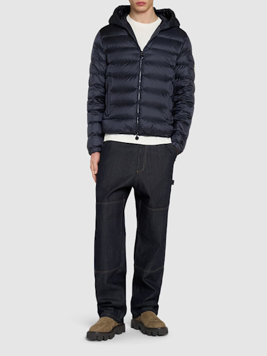 Moncler: Najan nylon down jacket - Obsidian Blue - men_1 | Luisa Via Roma