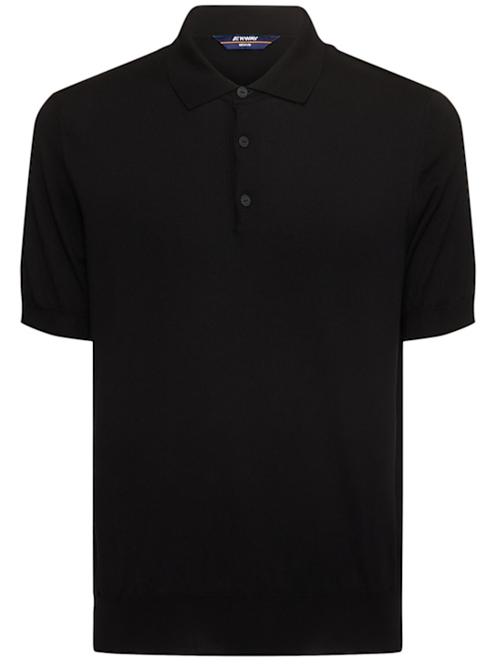 K-Way: Pleyne コットンファインニット ポロ - men_0 | Luisa Via Roma