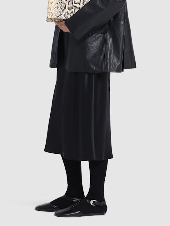 Jil Sander: Leather Mary Jane flats - women_1 | Luisa Via Roma