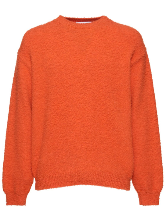MSGM: Alpaca blend crewneck sweater - men_0 | Luisa Via Roma