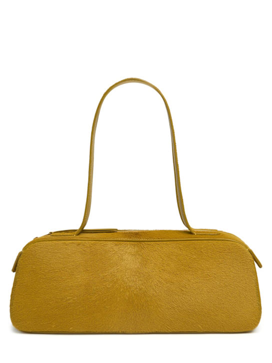 Khaite: Simona pony skin shoulder bag - Fern - women_0 | Luisa Via Roma