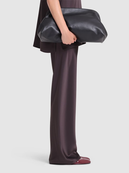 Alberta Ferretti: Large leather clutch - women_1 | Luisa Via Roma