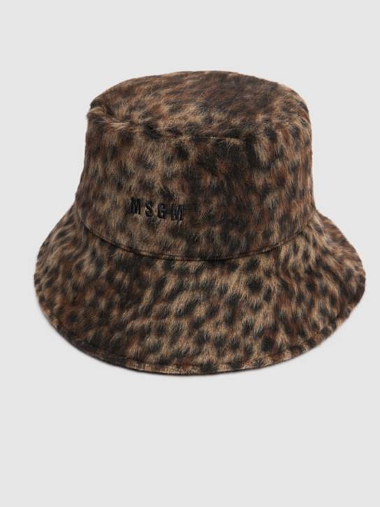 MSGM: Wool bucket hat - women_1 | Luisa Via Roma