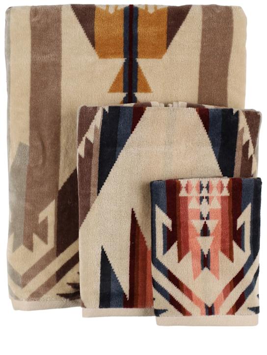 Pendleton Woolen Mills: White Sands set of 3 towels - ecraft_0 | Luisa Via Roma