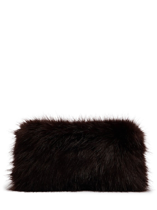 MSGM: Fluffy teddy pouch - women_0 | Luisa Via Roma