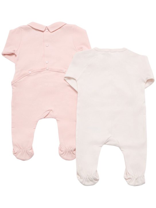 Kenzo Kids: Set of 2 printed cotton rompers - kids-girls_1 | Luisa Via Roma