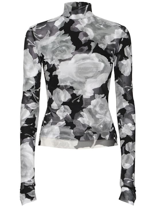 MSGM: Printed top - women_0 | Luisa Via Roma