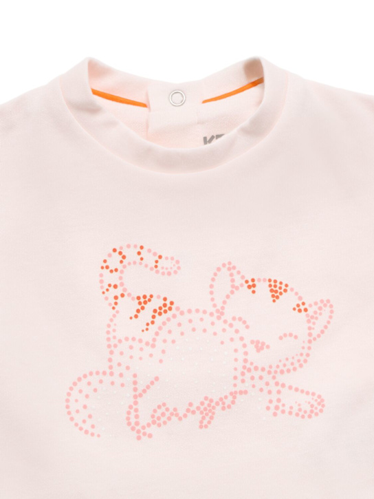 Kenzo Kids: Printed cotton sweatshirt & sweatpants - kids-girls_1 | Luisa Via Roma