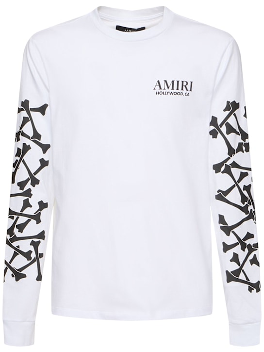 Amiri: Bones スタックド スウェットシャツ - men_0 | Luisa Via Roma