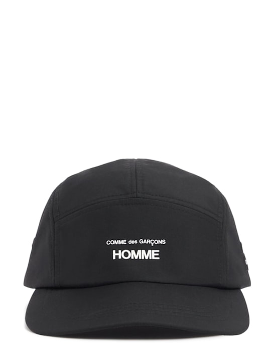 Comme des Garçons Homme: Cotton CDG Homme logo hat - men_0 | Luisa Via Roma
