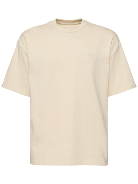 Amiri: Amiri oversized t-shirt - Birch - men_0 | Luisa Via Roma