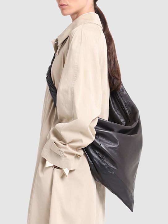 Lemaire: Scarf leather shoulder bag - women_1 | Luisa Via Roma
