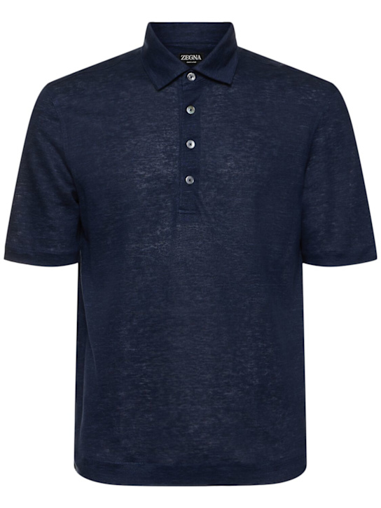 Zegna: Oasi linen polo - men_0 | Luisa Via Roma