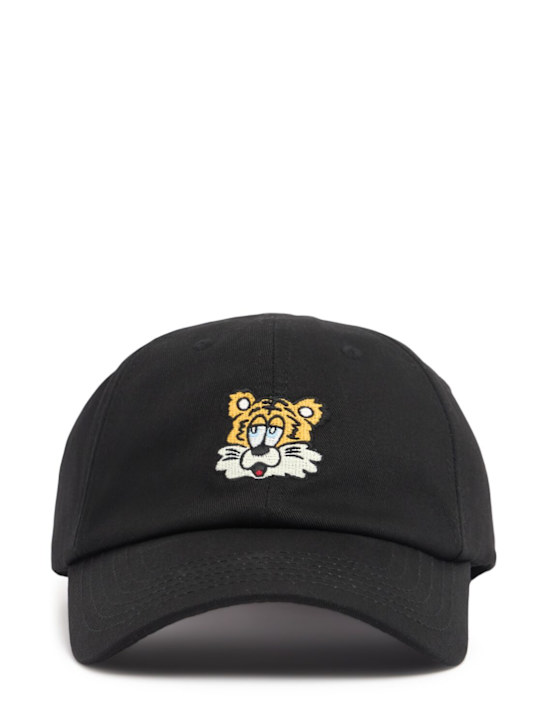Kenzo Paris: Verdy Tiger cotton baseball cap - Black - men_0 | Luisa Via Roma