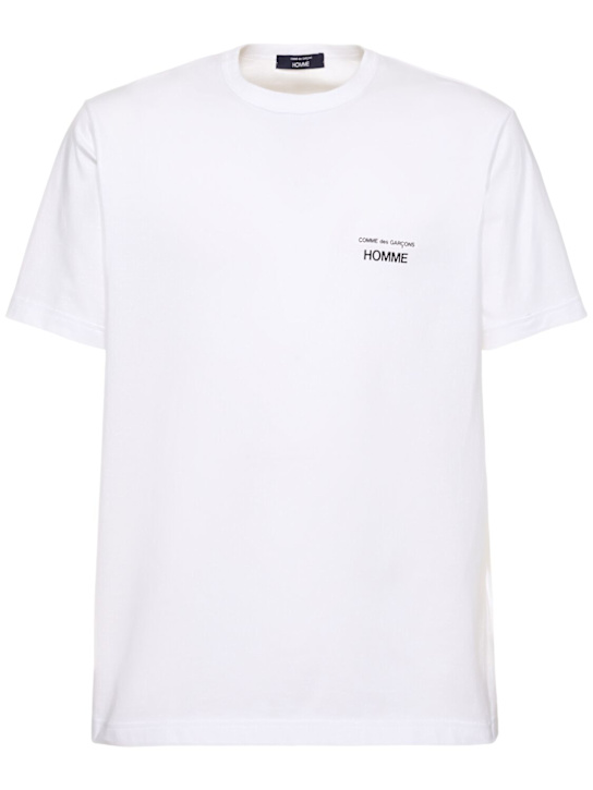 Comme des Garçons Homme: コットンTシャツ - men_0 | Luisa Via Roma