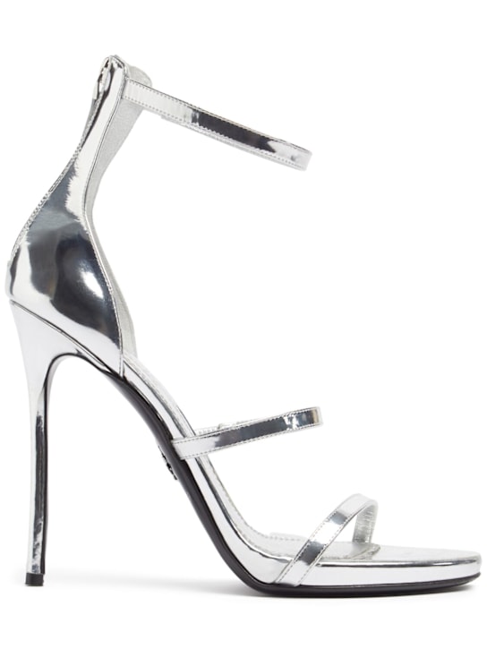 Dsquared2: 105mm Laminated effect heeled sandals - women_0 | Luisa Via Roma