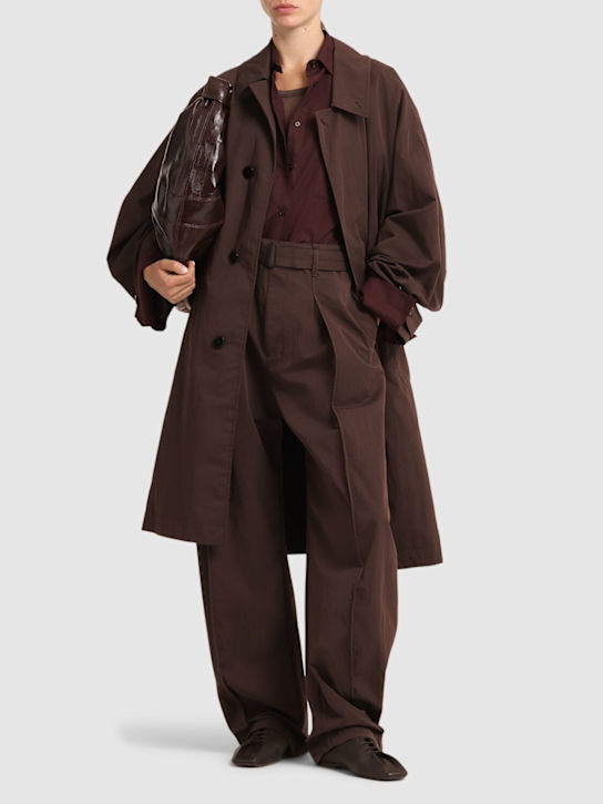 Lemaire: Trench Tumbled in cotone - women_1 | Luisa Via Roma