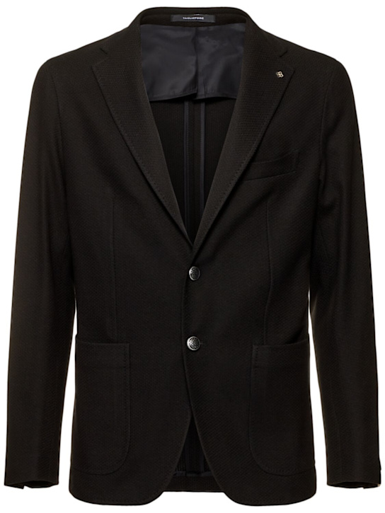Cotton jersey blazer - Thumbnail 1