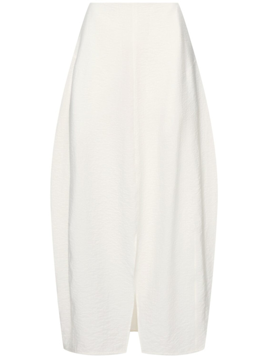 Toteme: Parachute long skirt - White - women_0 | Luisa Via Roma