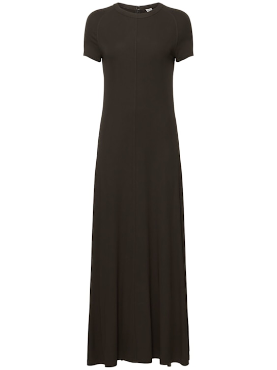 Toteme: フルイドジャージーロングドレス - women_0 | Luisa Via Roma