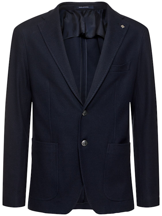 Tagliatore: Cotton jersey blazer - men_0 | Luisa Via Roma
