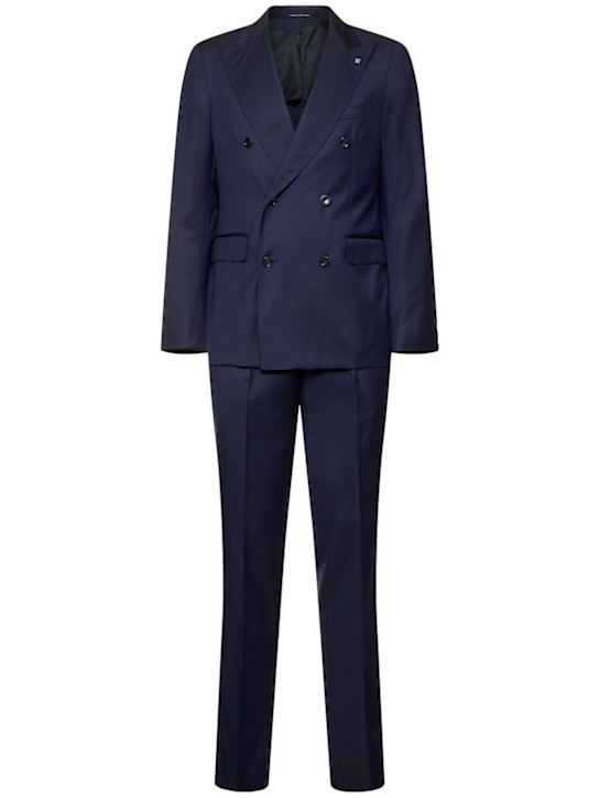 Tagliatore: Super 110's plaid wool suit - men_0 | Luisa Via Roma