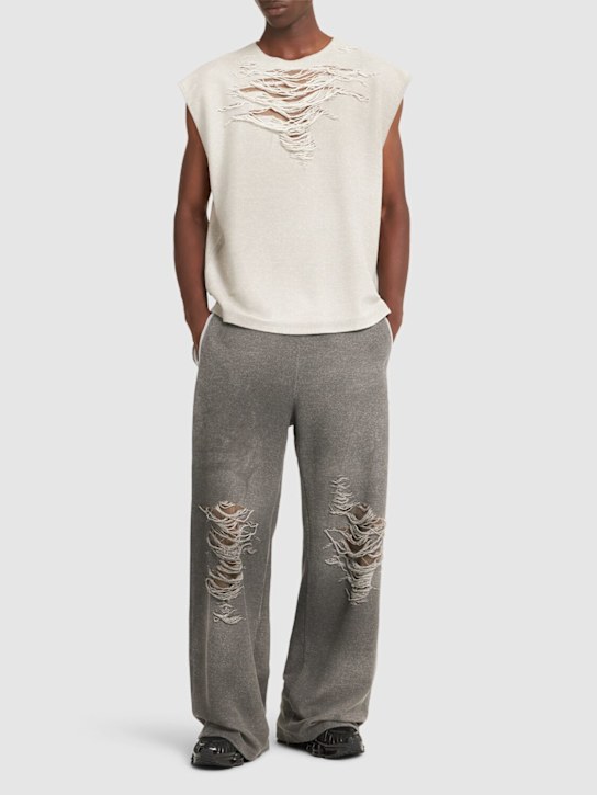 Diesel: S-Rub SL cotton blend tank top - men_1 | Luisa Via Roma