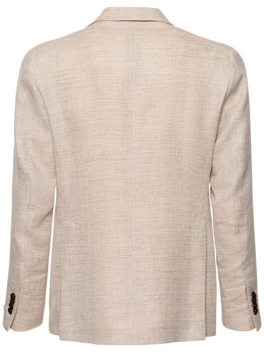Tagliatore: Wool & linen blazer - men_1 | Luisa Via Roma