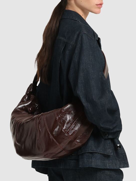 Lemaire: Large Croissant coated cotton bag - women_1 | Luisa Via Roma