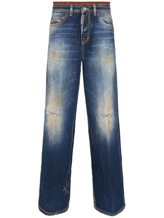 Dsquared2: Traveller baggy jeans - Navy - women_0 | Luisa Via Roma