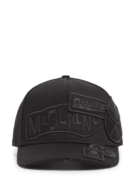 Dsquared2: Magliano baseball cotton cap - men_0 | Luisa Via Roma