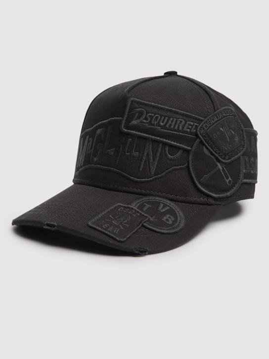 Dsquared2: Magliano baseball cotton cap - men_1 | Luisa Via Roma