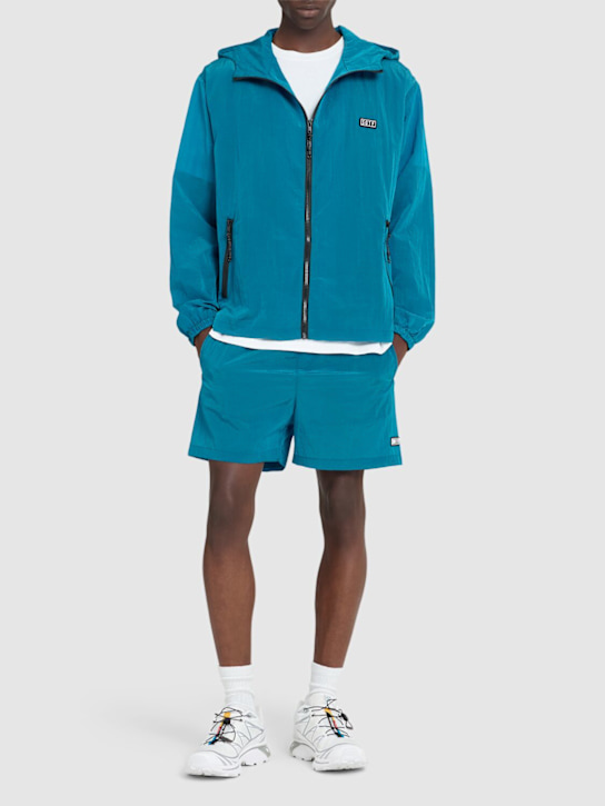 SOTF: ウィンドブレーカージャケット - ブルー/グリーン - men_1 | Luisa Via Roma
