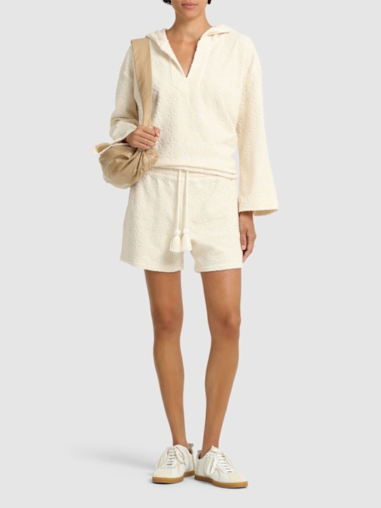Terry jacquard logo shorts - Thumbnail 2