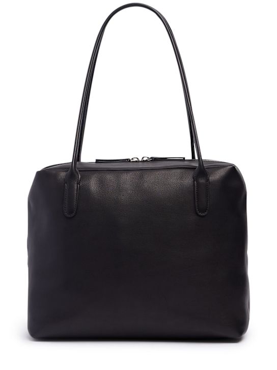 The Row: Henri saddle leather shoulder bag - women_0 | Luisa Via Roma