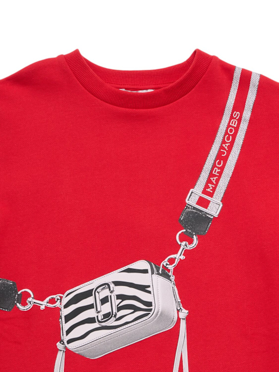 Marc Jacobs: Vestito in jersey di cotone stampato - kids-girls_1 | Luisa Via Roma